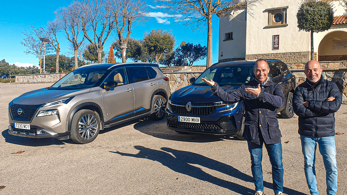 Comparativa: Nissan X-Trail e-4Orce vs Renault Espace E-Tech – ¡Descubre cuál es el mejor!