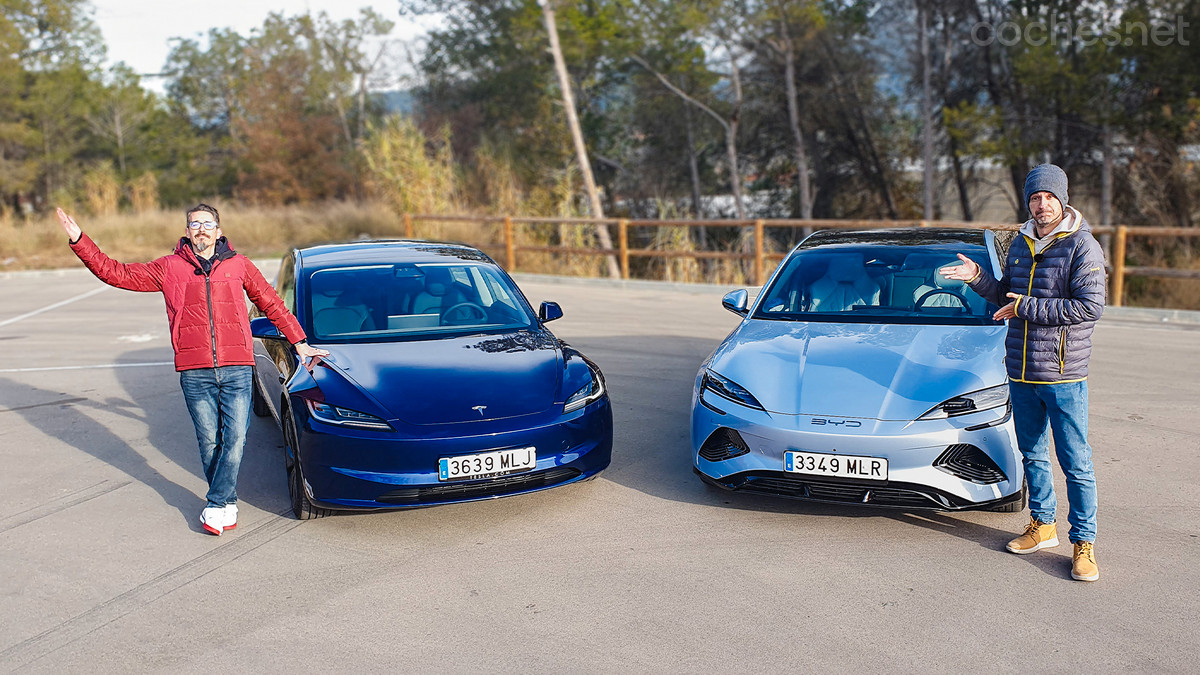 ¡Duelo de titanes! Tesla Model 3 vs BYD Seal en video