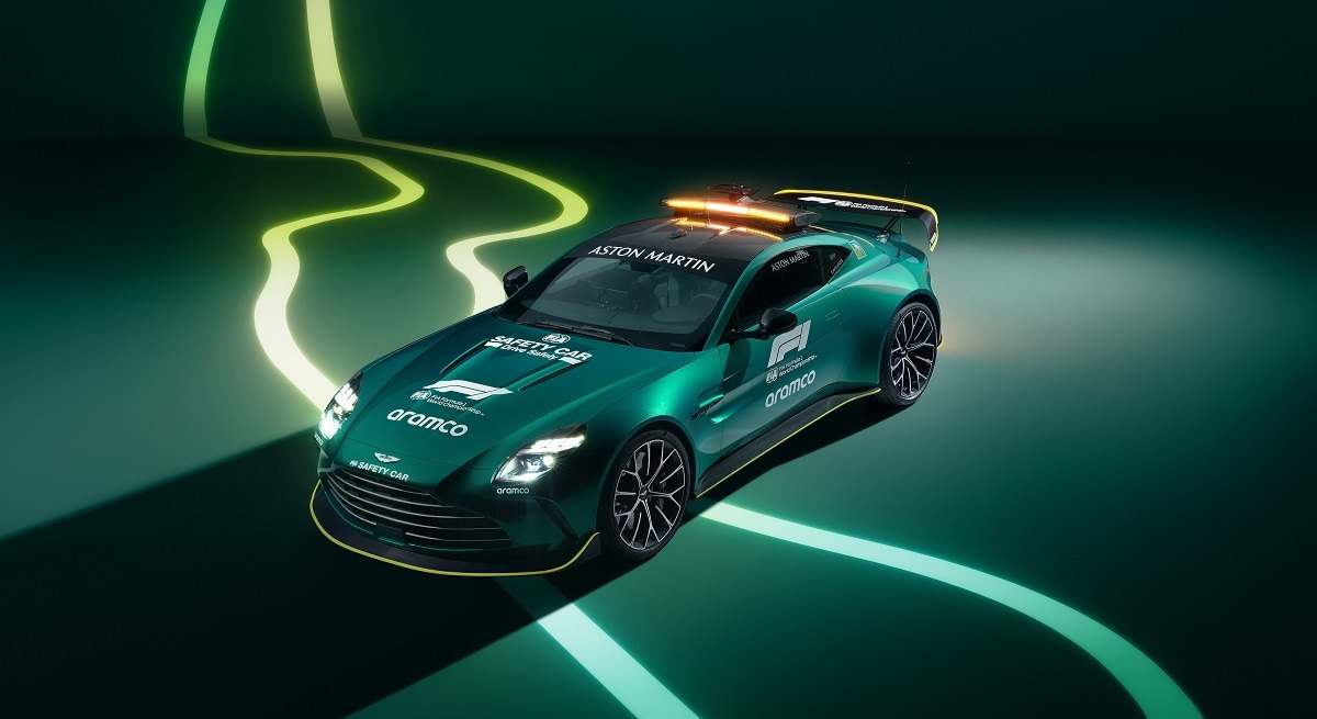 ¡Sorprendente debut del Aston Martin Vantage en la Fórmula 1!