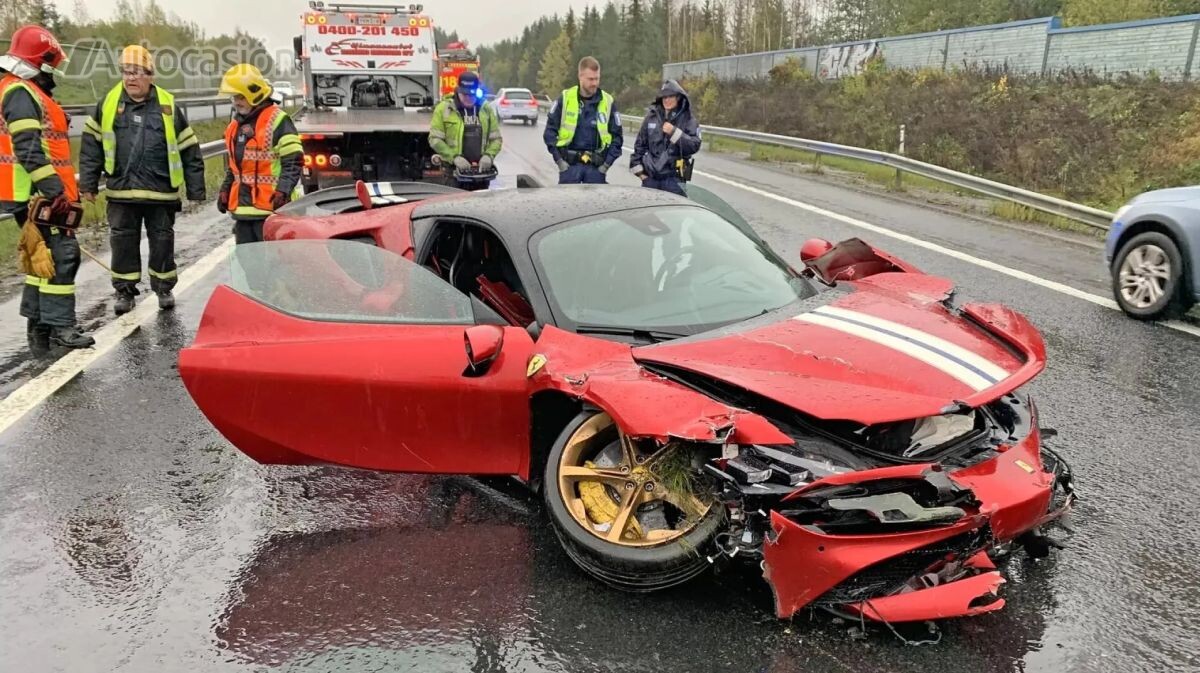 El caro saldo para la aseguradora tras el choque del Ferrari: ¡medio millón en compensación!